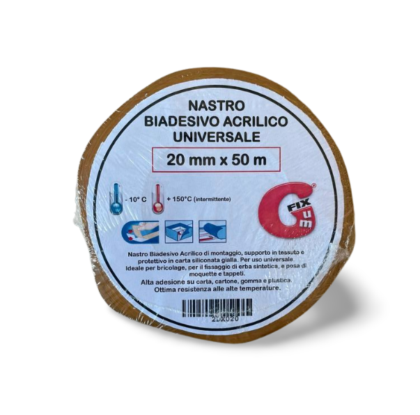 Nastro biadesivo Acrilico Universale FIXGUM